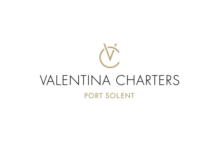 Valentina Charters Logo Black Text Master No Background